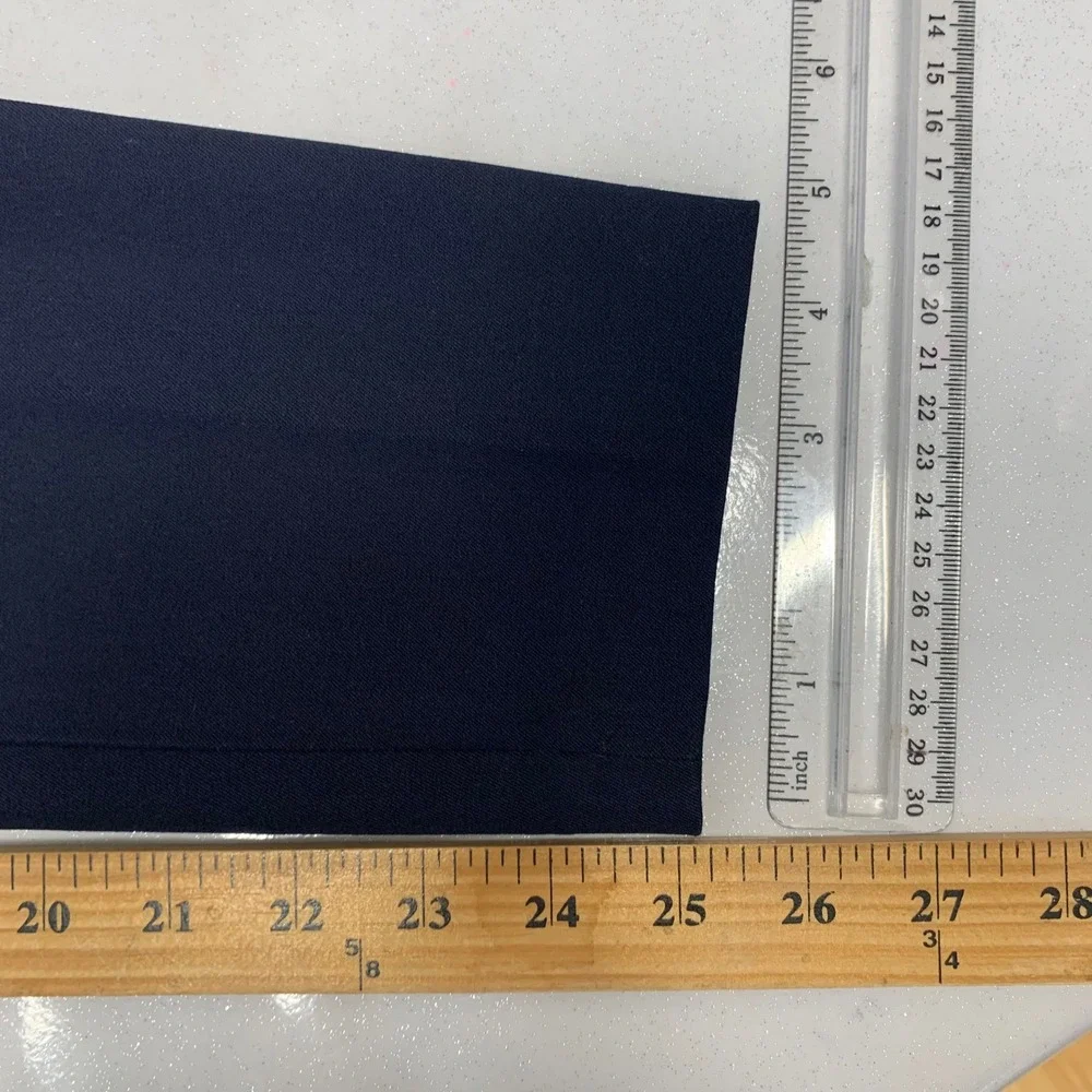 Talbots Skinny Ankle Pants Navy Blue 6P Stretch Elastic Waist Business New